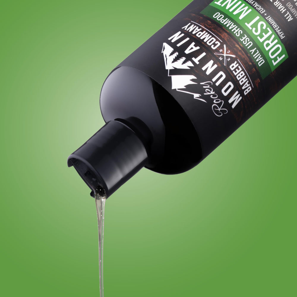 Sin fragancias artificiales, champú Rocky Mountain Barber Company ofrece aroma natural