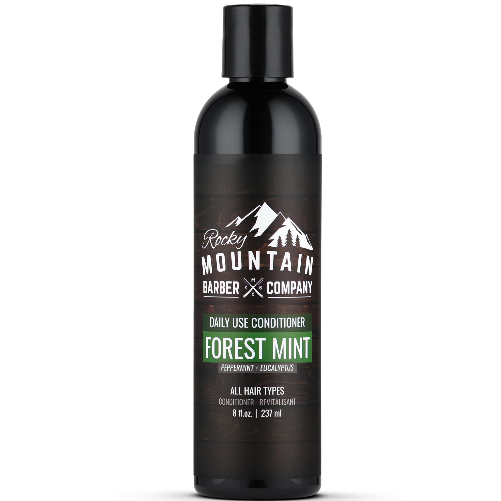 Condicionador Rocky Mountain Barber Company aroma arbol de te para cabello suave e hidratado