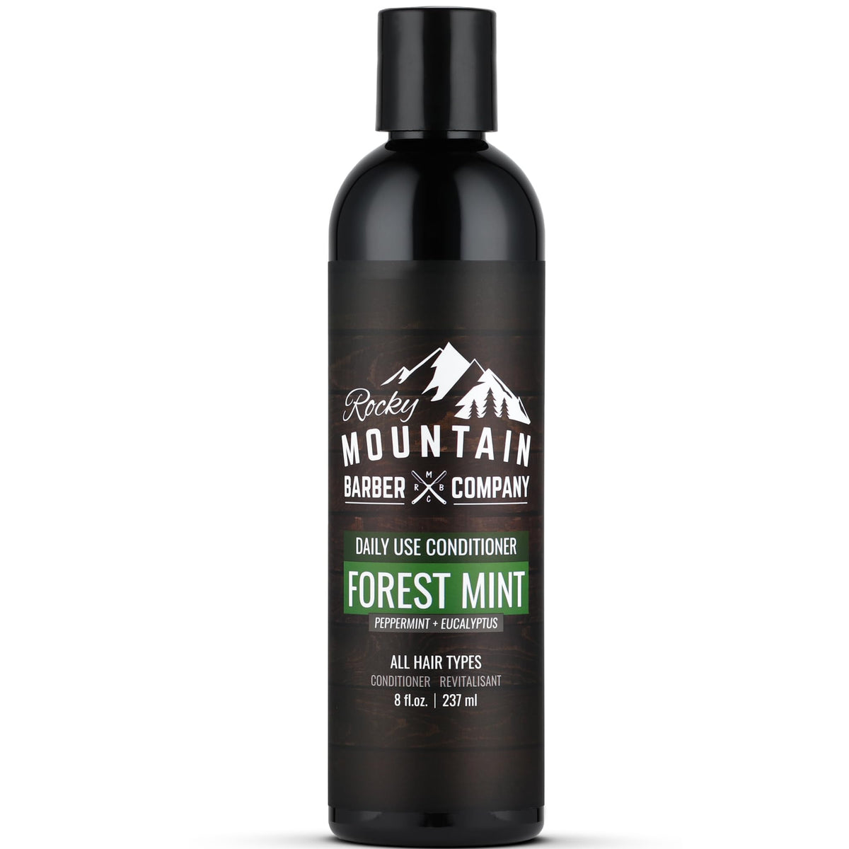 Condicionador Rocky Mountain Barber Company aroma arbol de te para cabello suave e hidratado