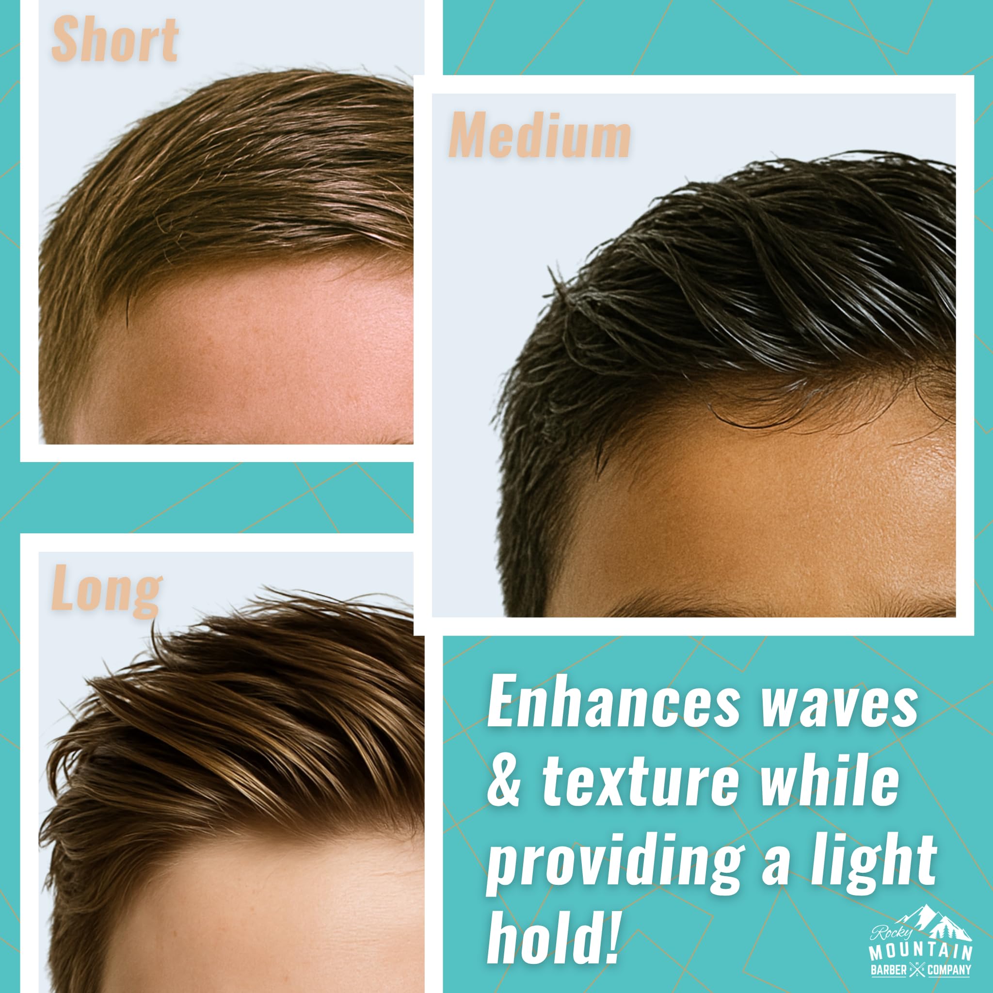 Rocky Mountain Barber Company crema-ninos-aceites-argan-jojoba - Hidratación suave para el cabello.