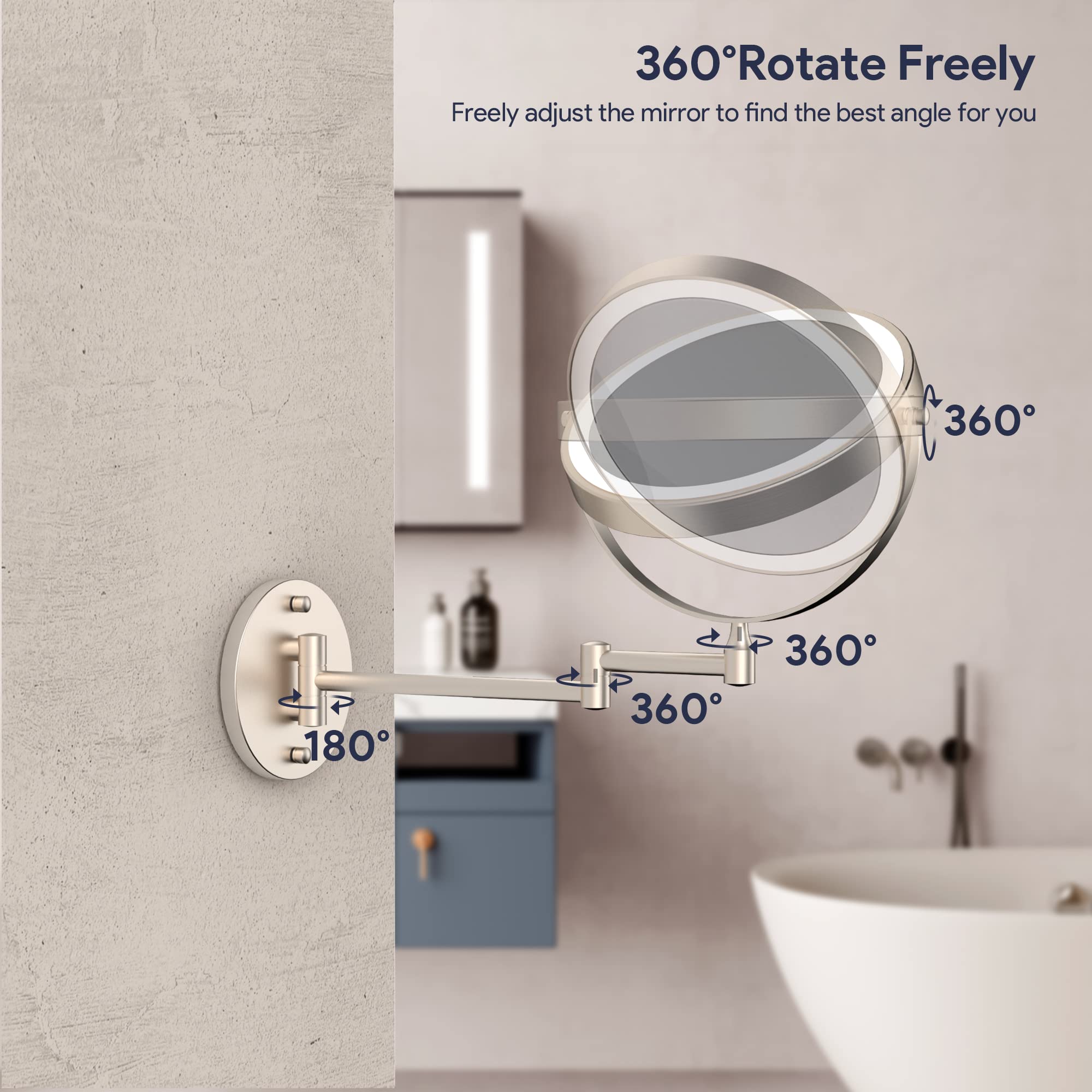 Rocollos wall mount base for simple installation on most surfaces