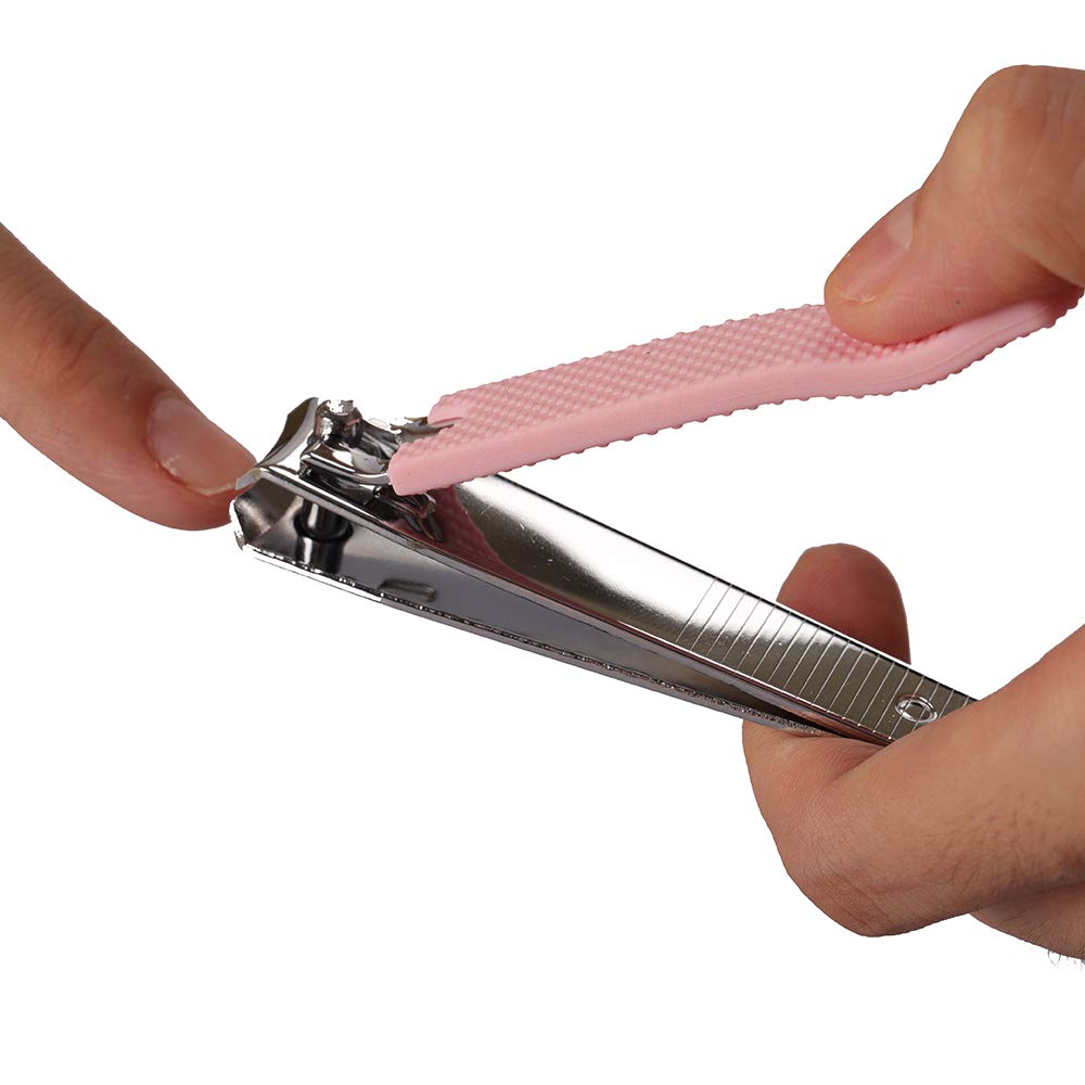 Rocutus nail clippers anti-slip lever aids secure clipping