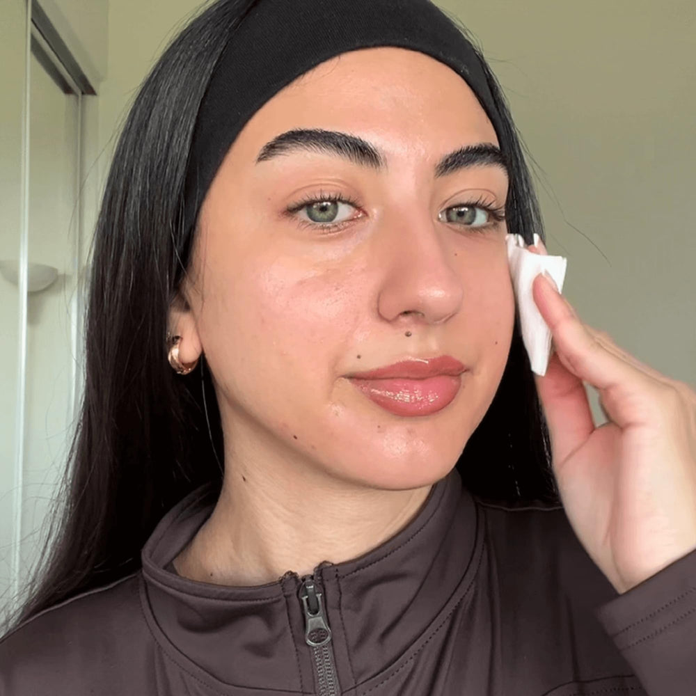 RODAN + FIELDS hydrating-toner on skin delivering refreshing feel