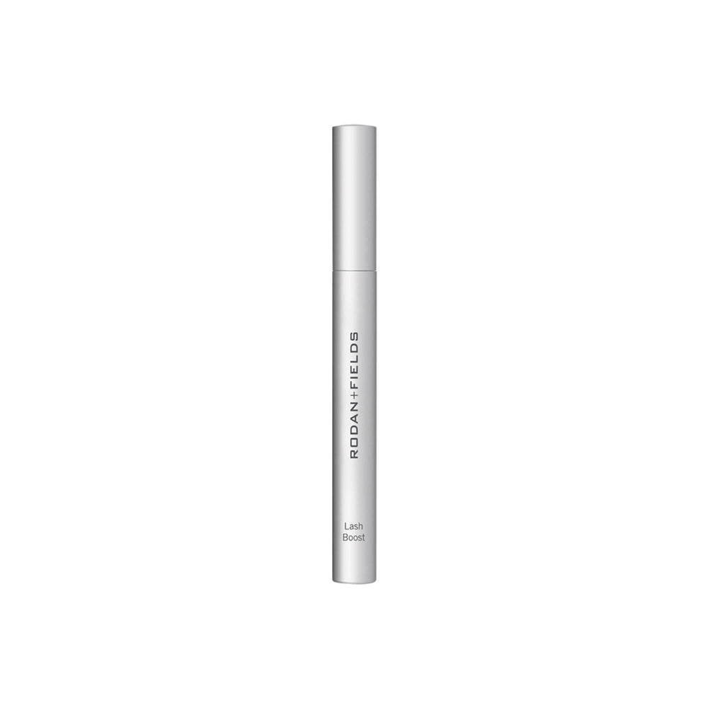 Rodan + Fields Lash Boost Serum bottle promotes fuller-looking lashes with night-time application.