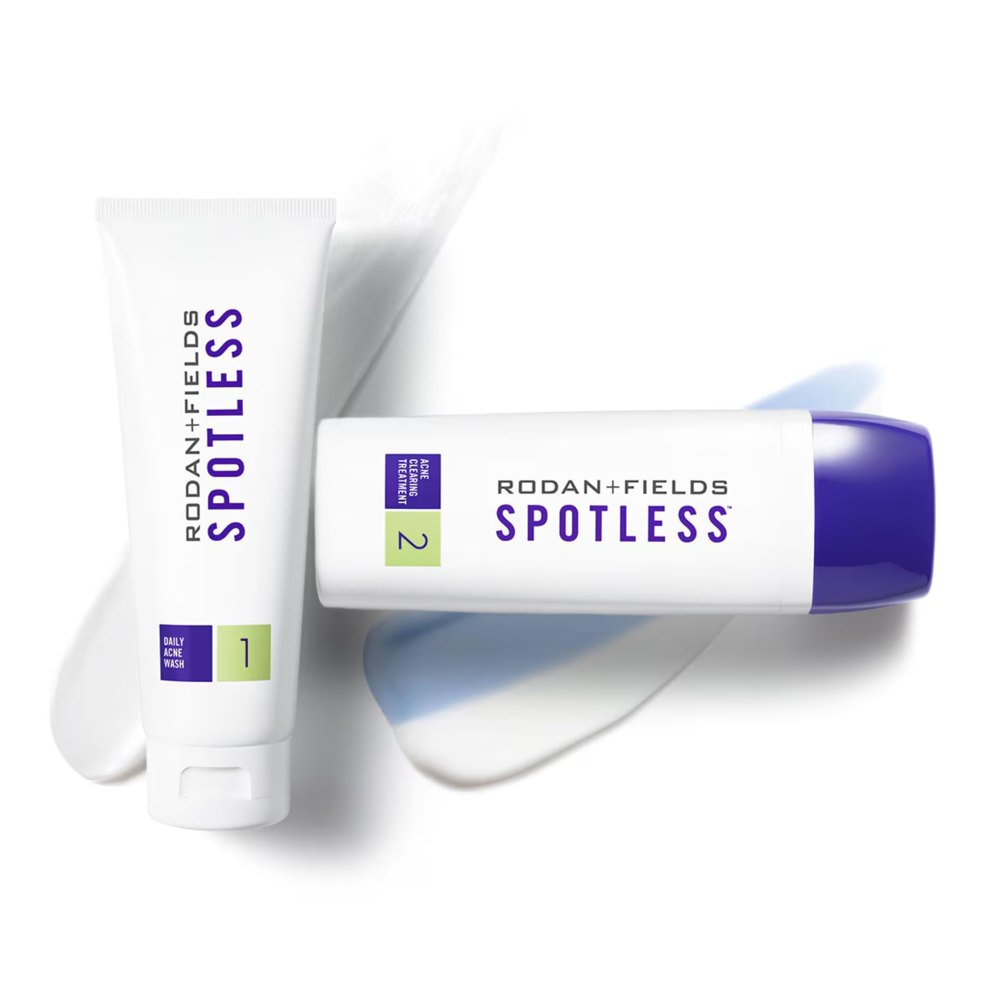 Rodan + Fields Spotless Daily Acne Wash lather close-up emphasizes pore-clearing action