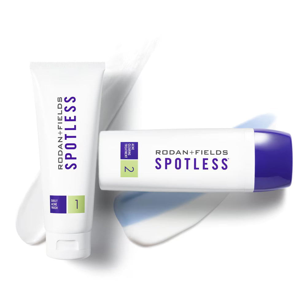 Rodan + Fields Spotless Daily Acne Wash lather close-up emphasizes pore-clearing action