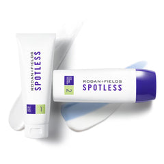 Rodan + Fields Spotless Daily Acne Wash lather close-up emphasizes pore-clearing action