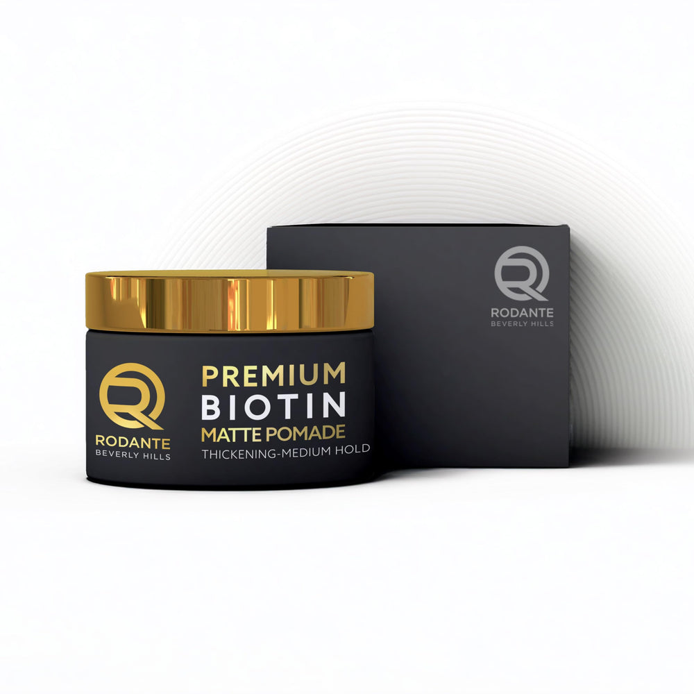 Rodante Beverly Hills Biotin pomade aftercare tip for a healthy look