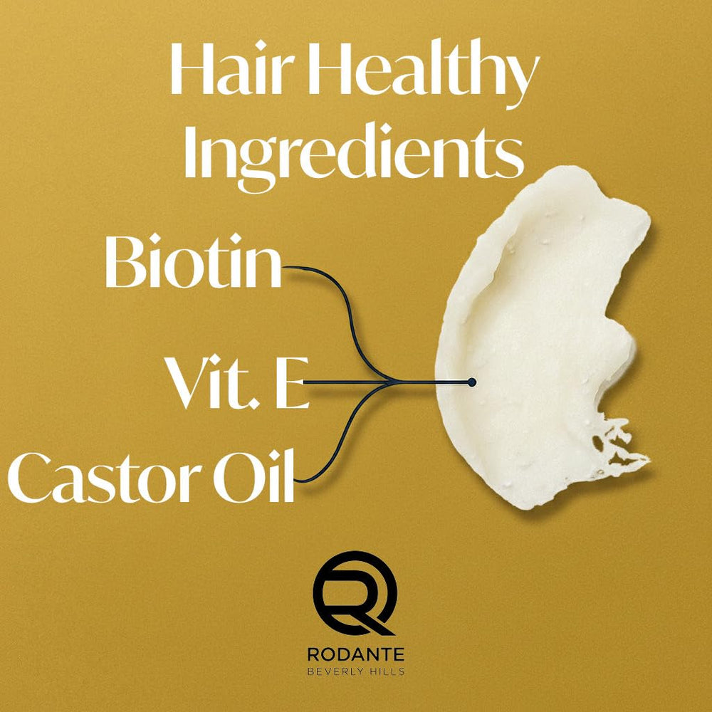 Rodante Beverly Hills Biotin pomade for daily use in a simple routine