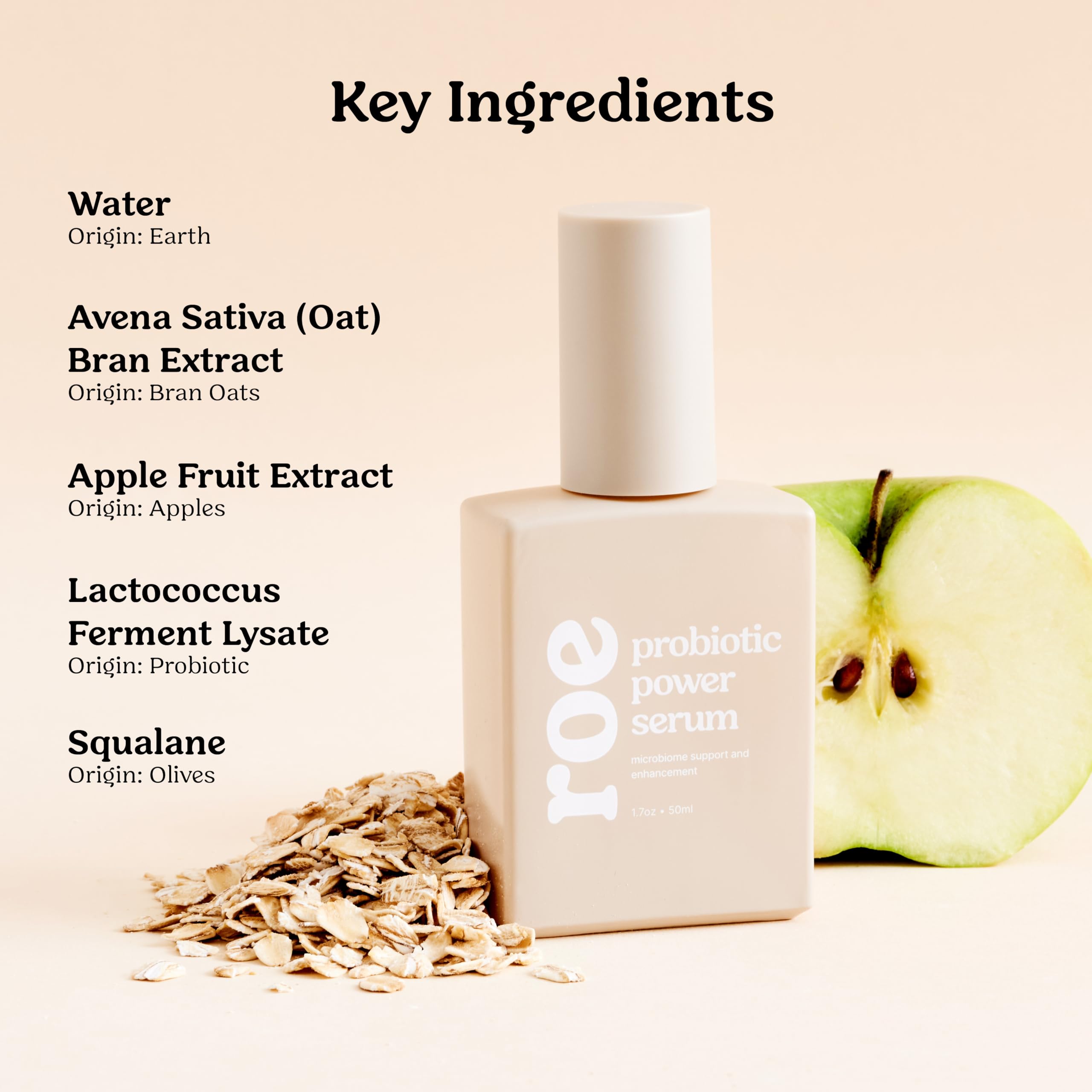 Roe Wellness Serum Bebé aplicación en la palma para cuidado diario