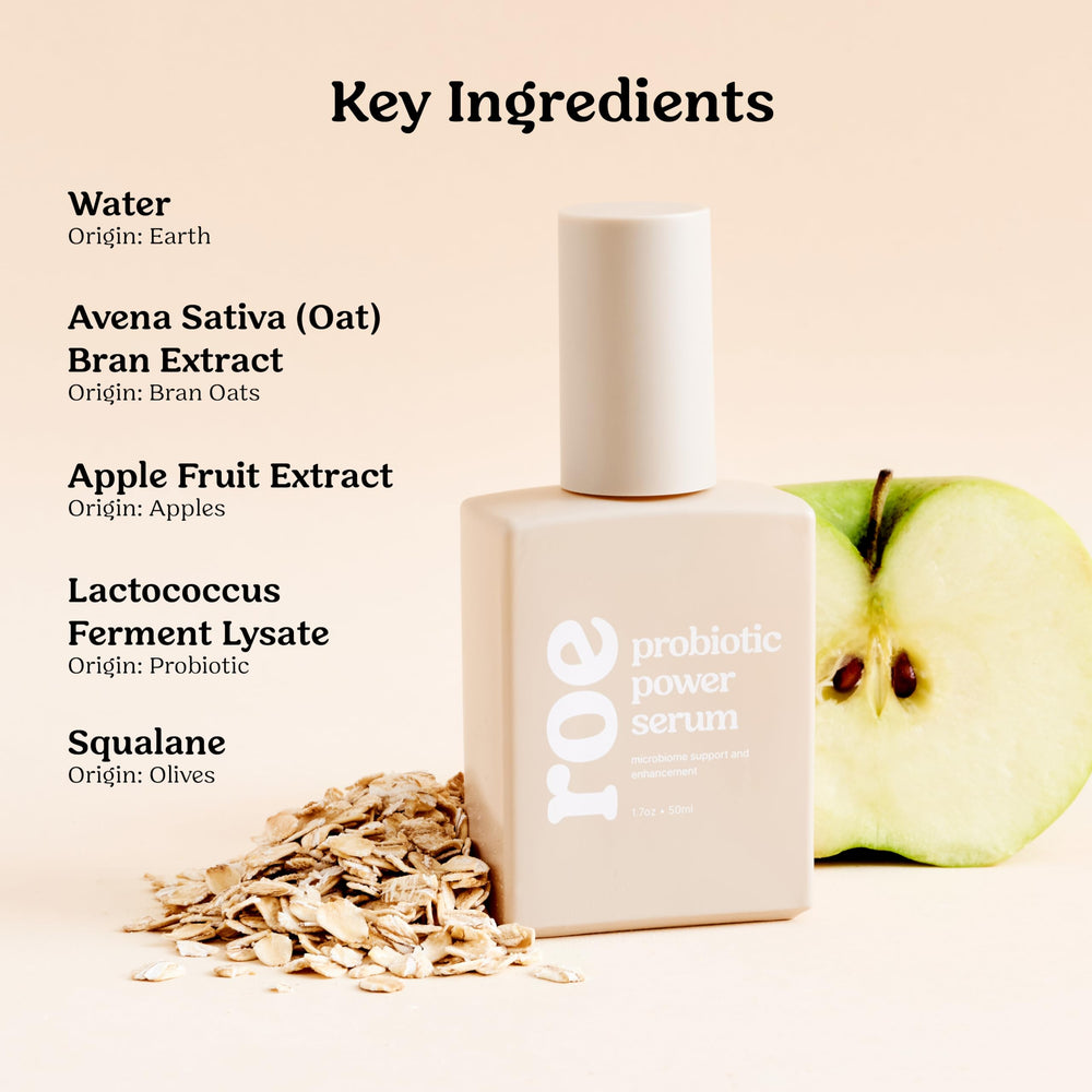 Roe Wellness Serum Bebé aplicación en la palma para cuidado diario