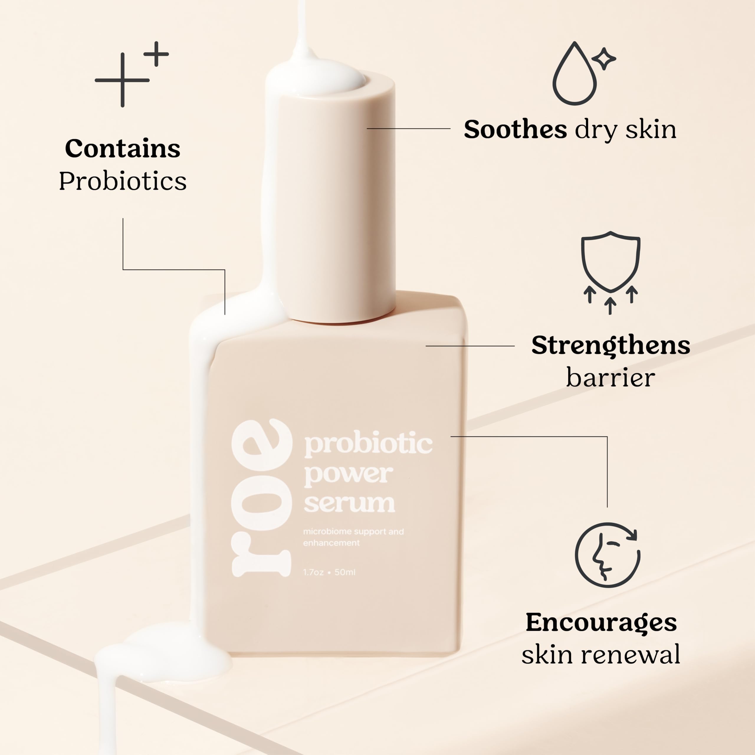 Roe Wellness Serum Bebé detalle del envase