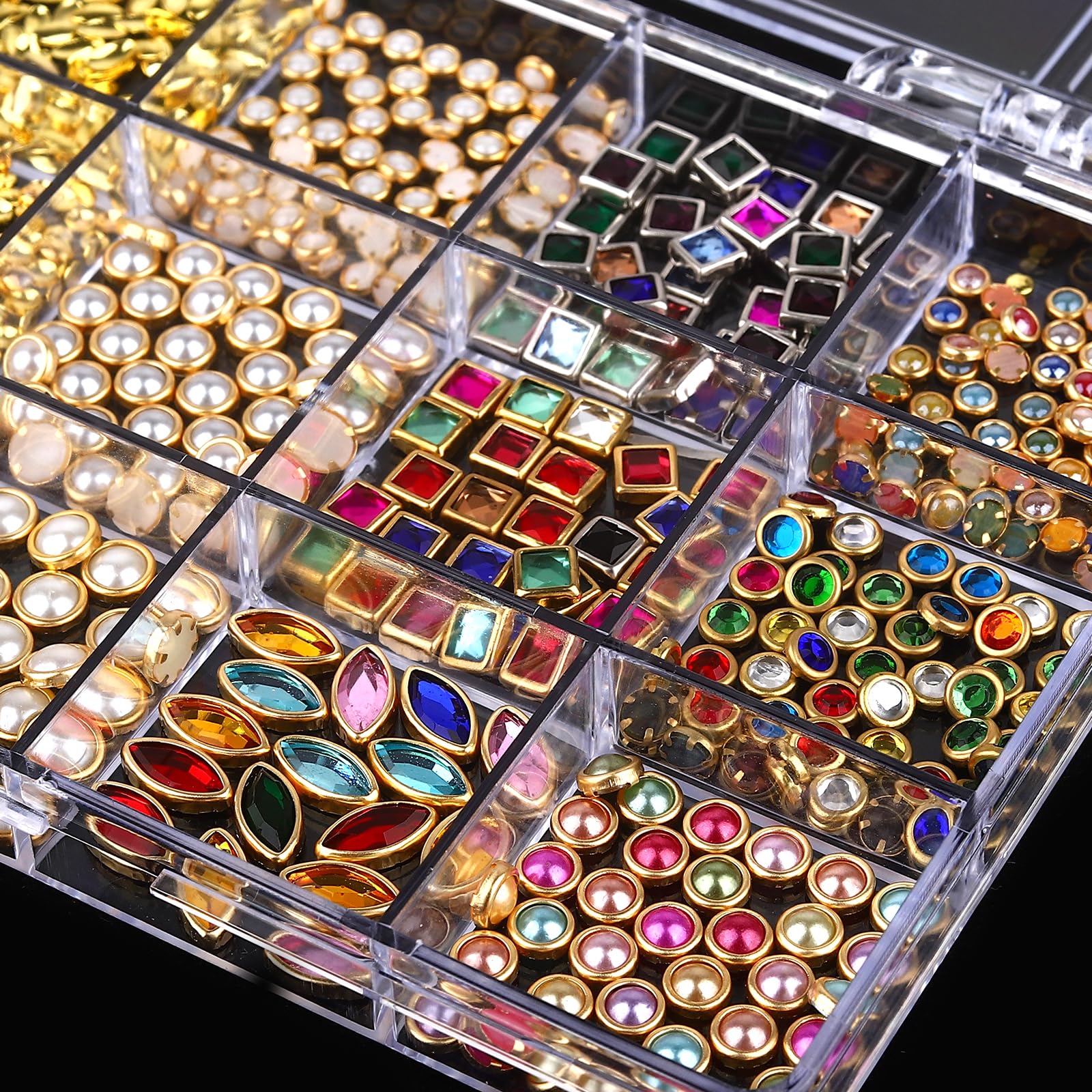 ROFIBUT colorful metal charms for elegant, long-lasting nail embellishment