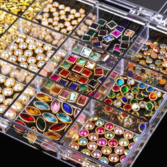 ROFIBUT colorful metal charms for elegant, long-lasting nail embellishment