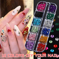 ROFIBUT pearl and heart charm close-up for elegant nail designs