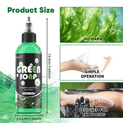 Rofitbest botella espuma para limpieza tatuajes, dosificacion facil.