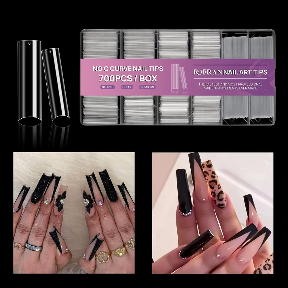 Rofran accesorios uñas 700piezas, kit completo para salón.