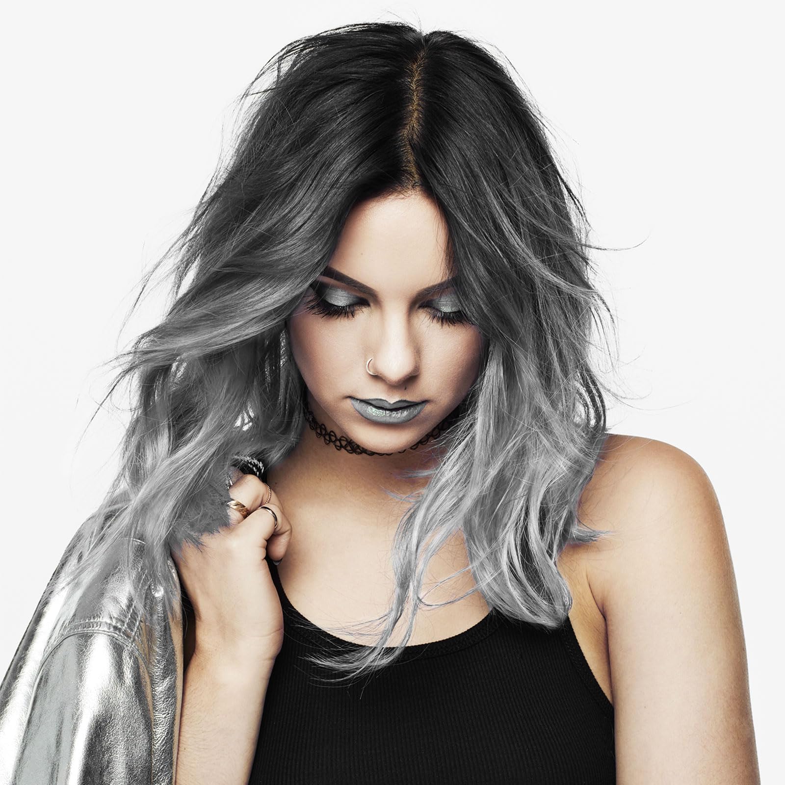 ROHVEMJ gray hair spray color offers six shade options for fun looks.