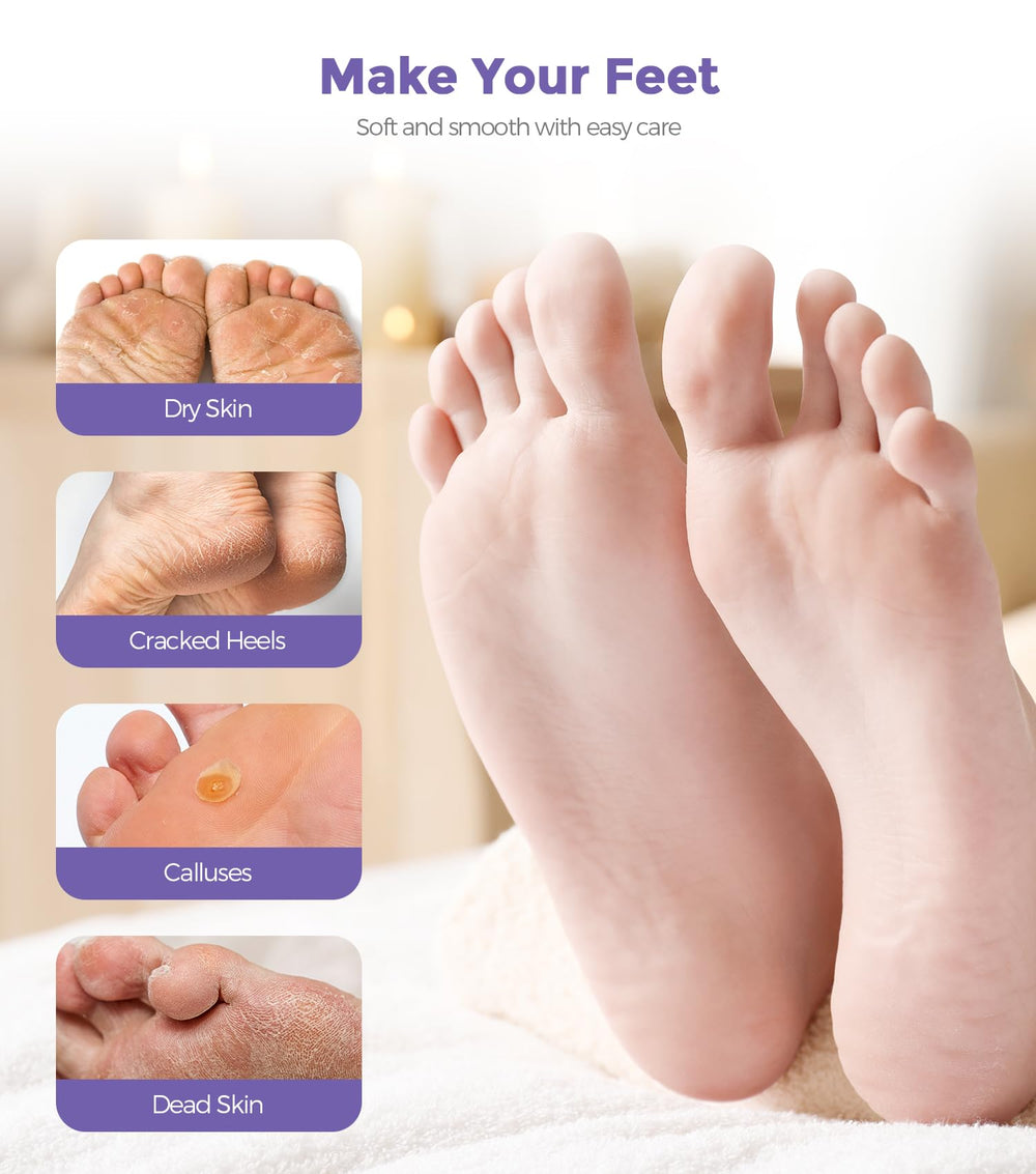 Experiencia de spa en casa con Rokelos para pies lavanda.