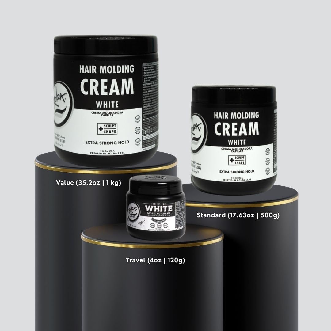 Rolda crema modeladora para cabello masculino, envase de 35,2 onzas para uso diario.
