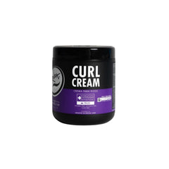 Rolda Curl Cream en frasco con definición suave de rizos para un look natural.