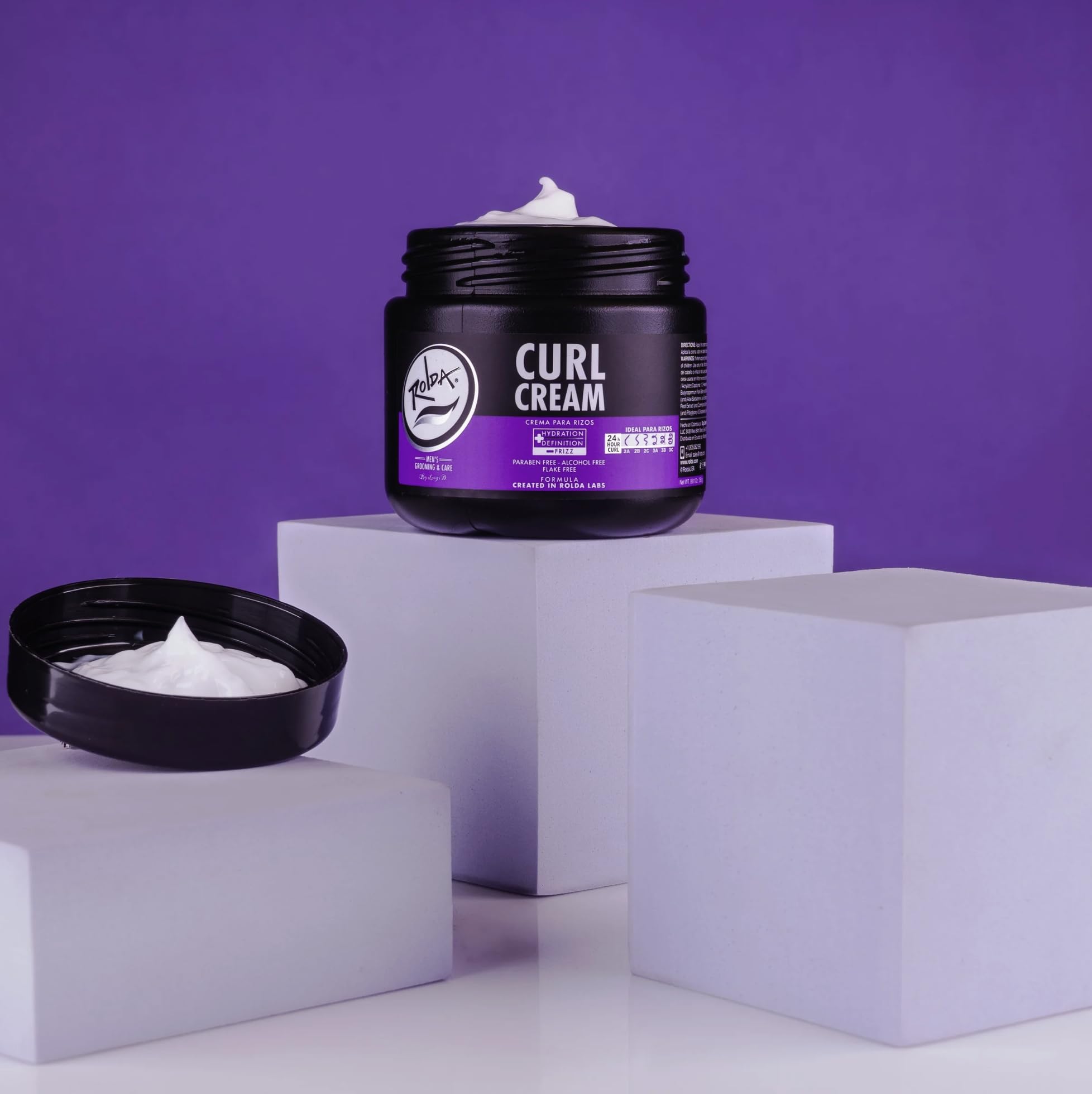 Rolda Curl Cream definición de rizos suave y sin frizz