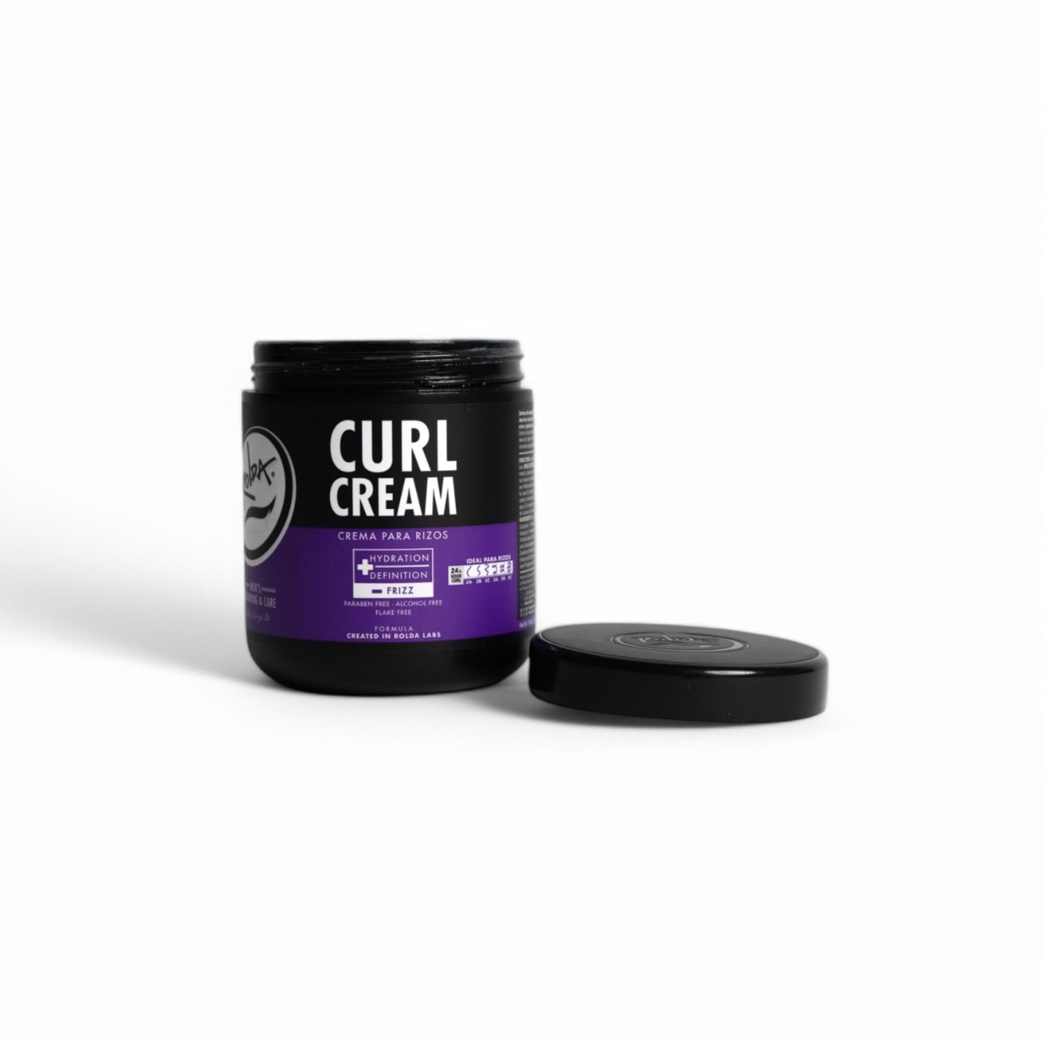 Rolda Curl Cream aroma masculino discreto para uso diario.
