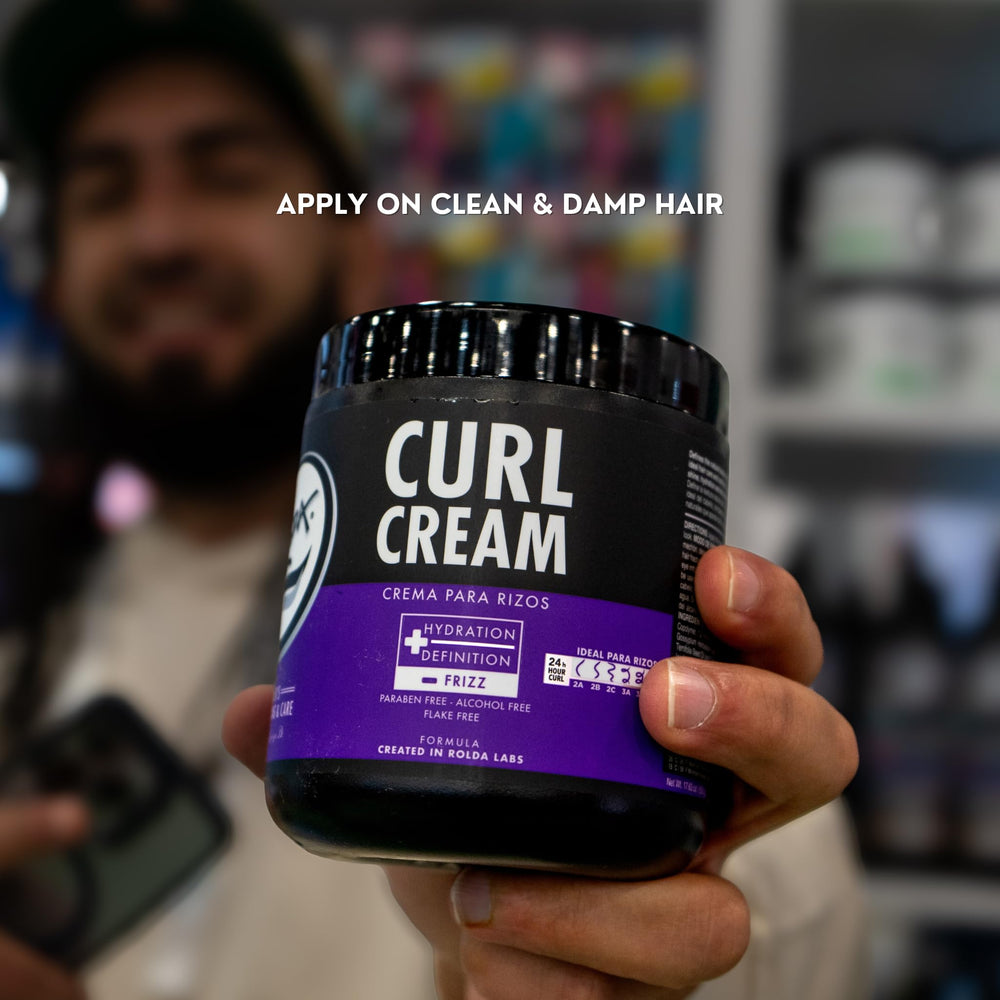 Rolda Curl Cream textura ligera facilita peinado diario
