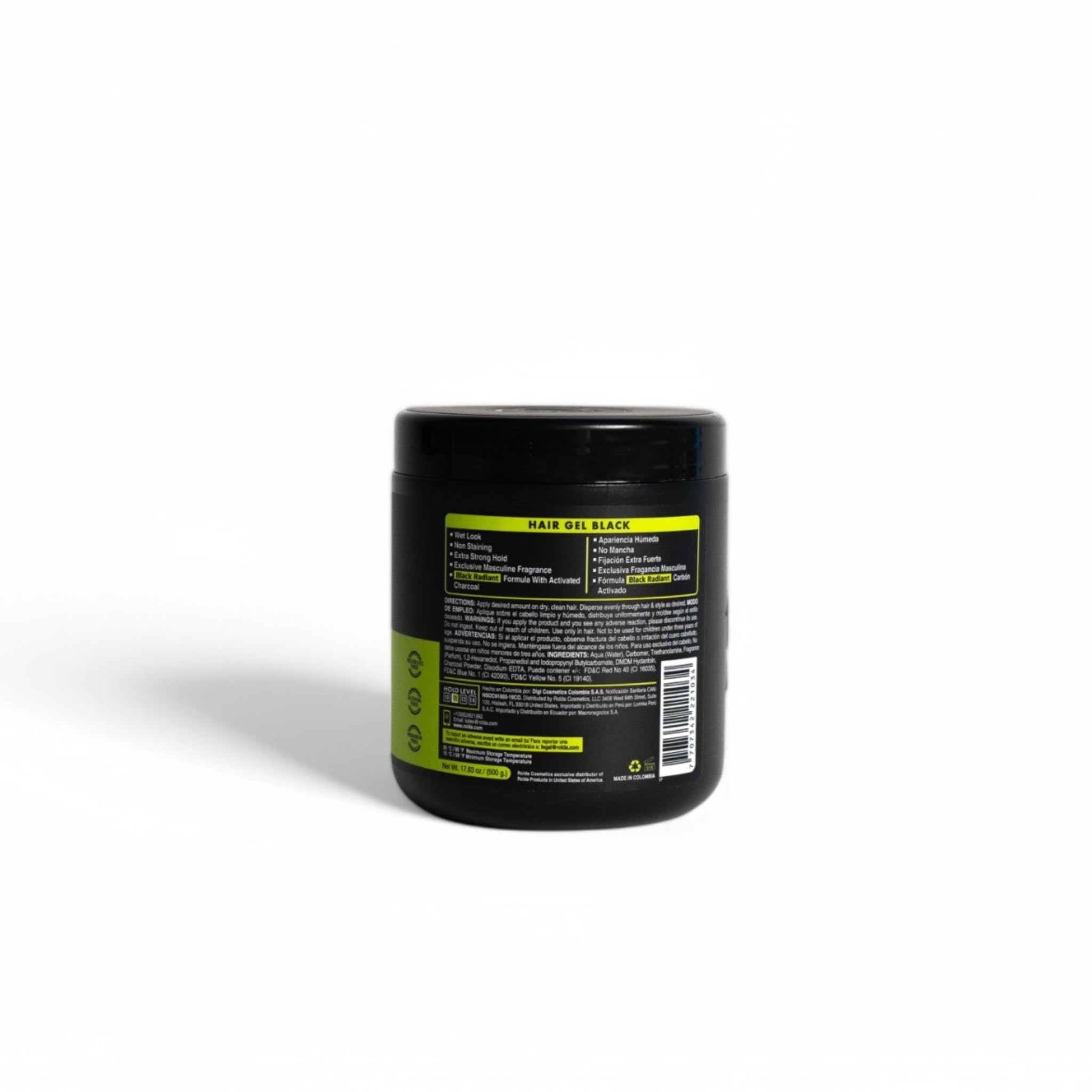 Rolda gel aroma colonia: estilo diario para cabello negro