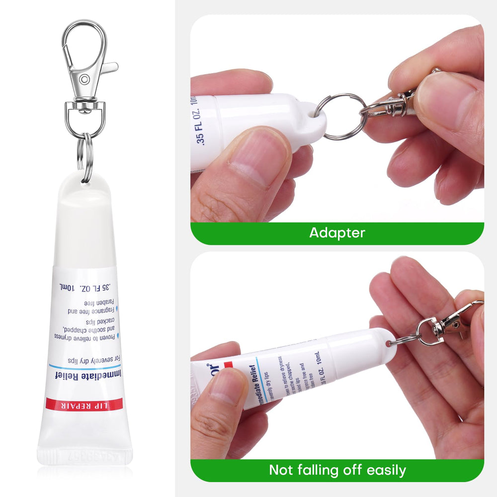 Rolitwils lip repair keychain makes your essentials accessible anytime and anywhere.