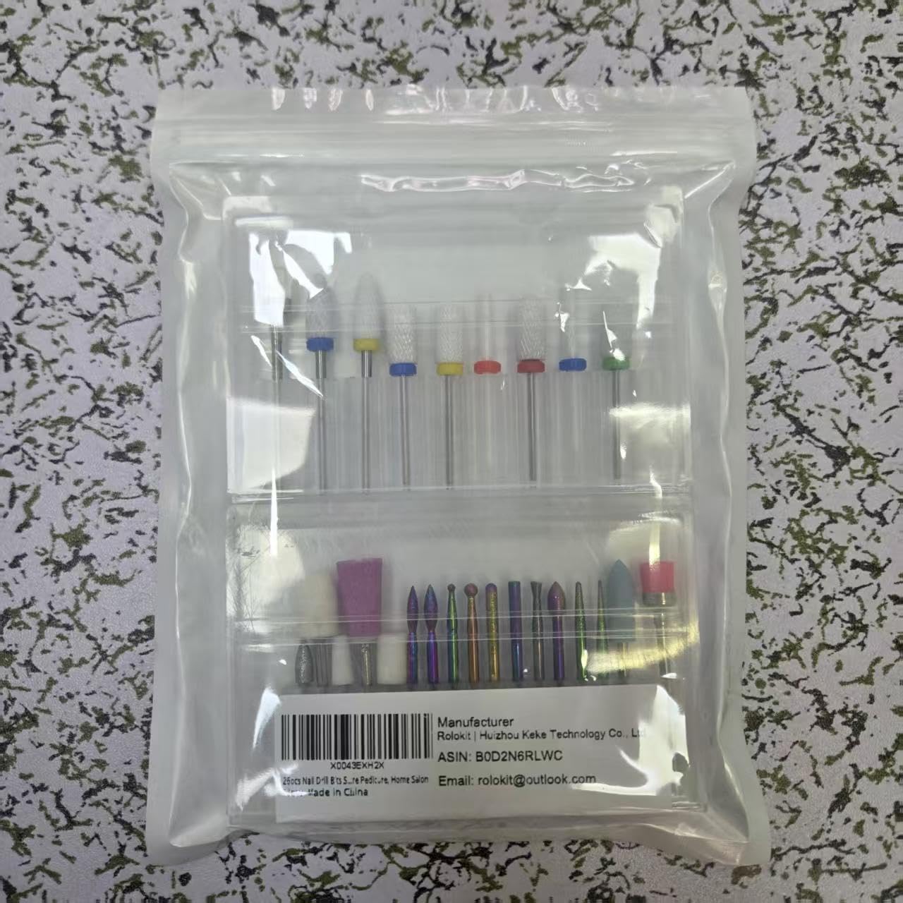 Rolokit 3-32in shank compatibility proves easy integration with most nail drills.
