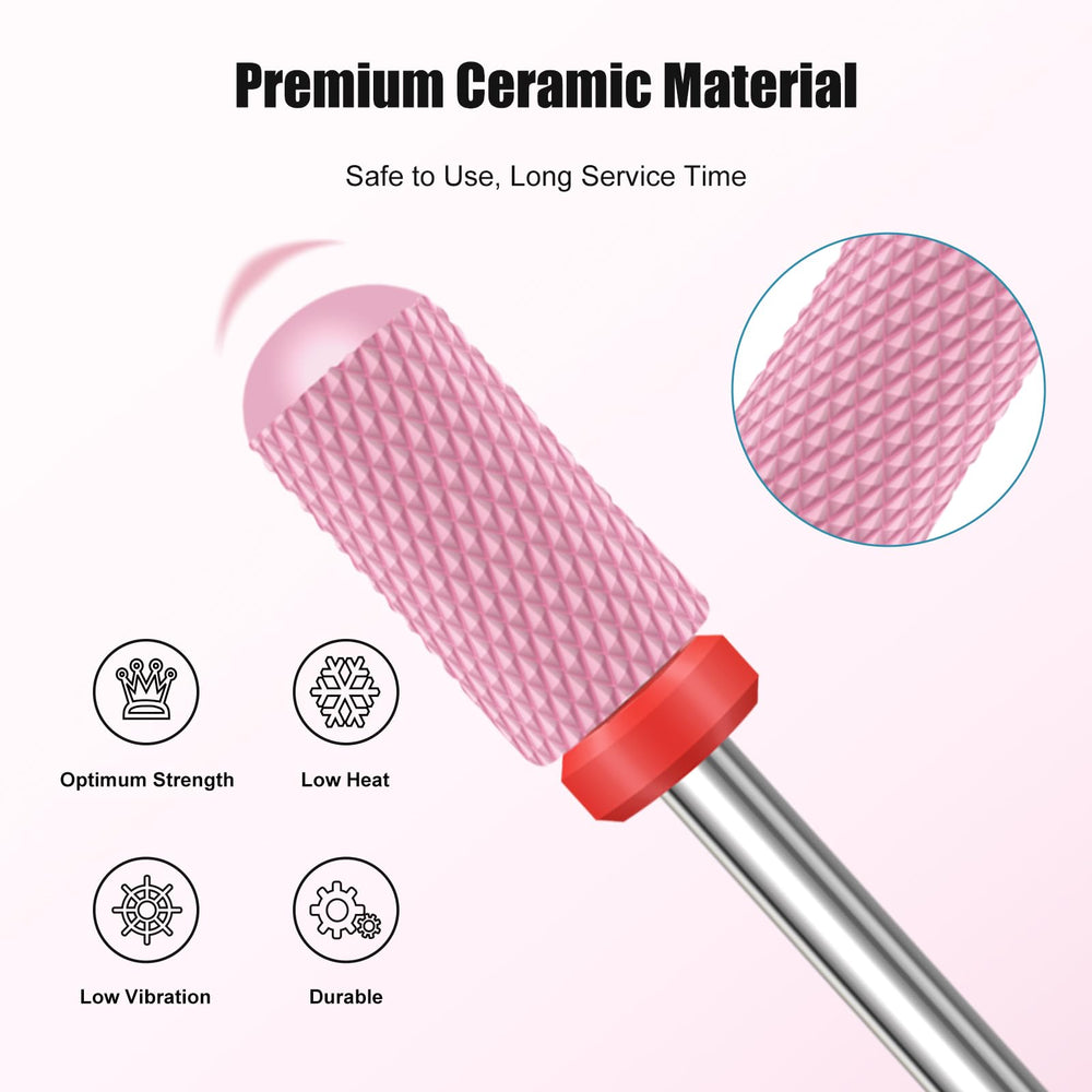 Rolokit medium large barrel bit for shaping gel and acrylic nails