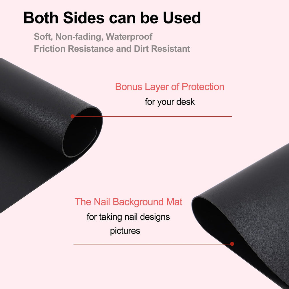 Rolomanve phone-holder folds away when not in use during treatments.