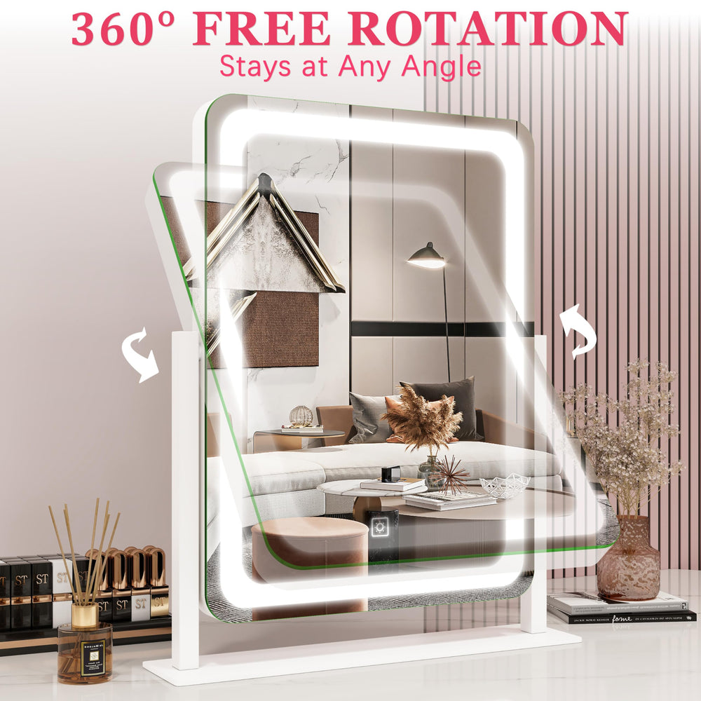 ROLOVE compact design fits desks, vanities, and small spaces