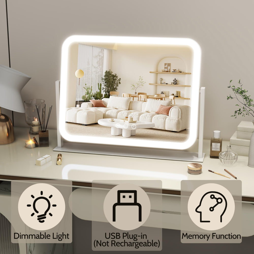 ROLOVE detachable 10X magnifier aids precise grooming detail.