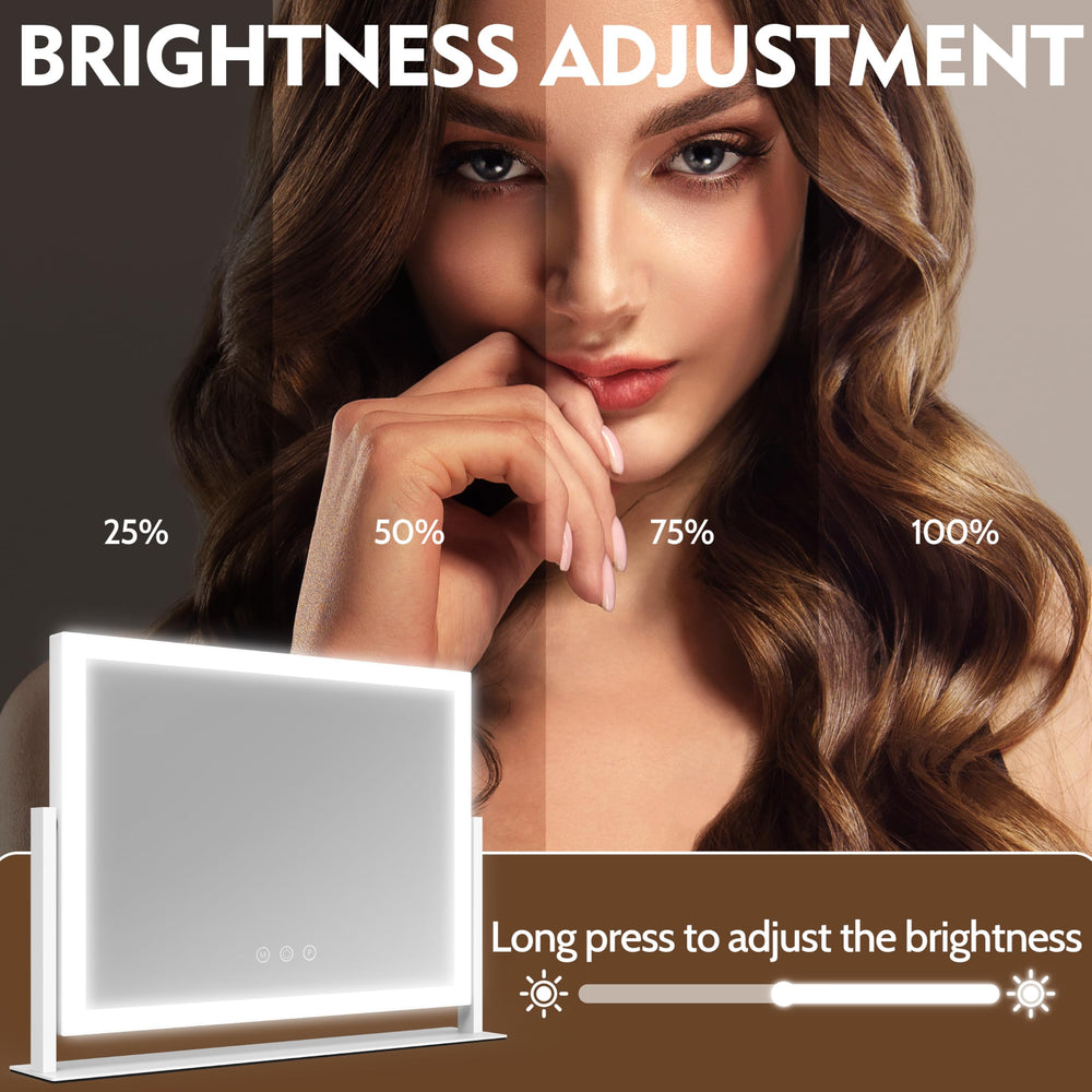 ROLOVE LED lighting with 3 color modes for consistent illumination.