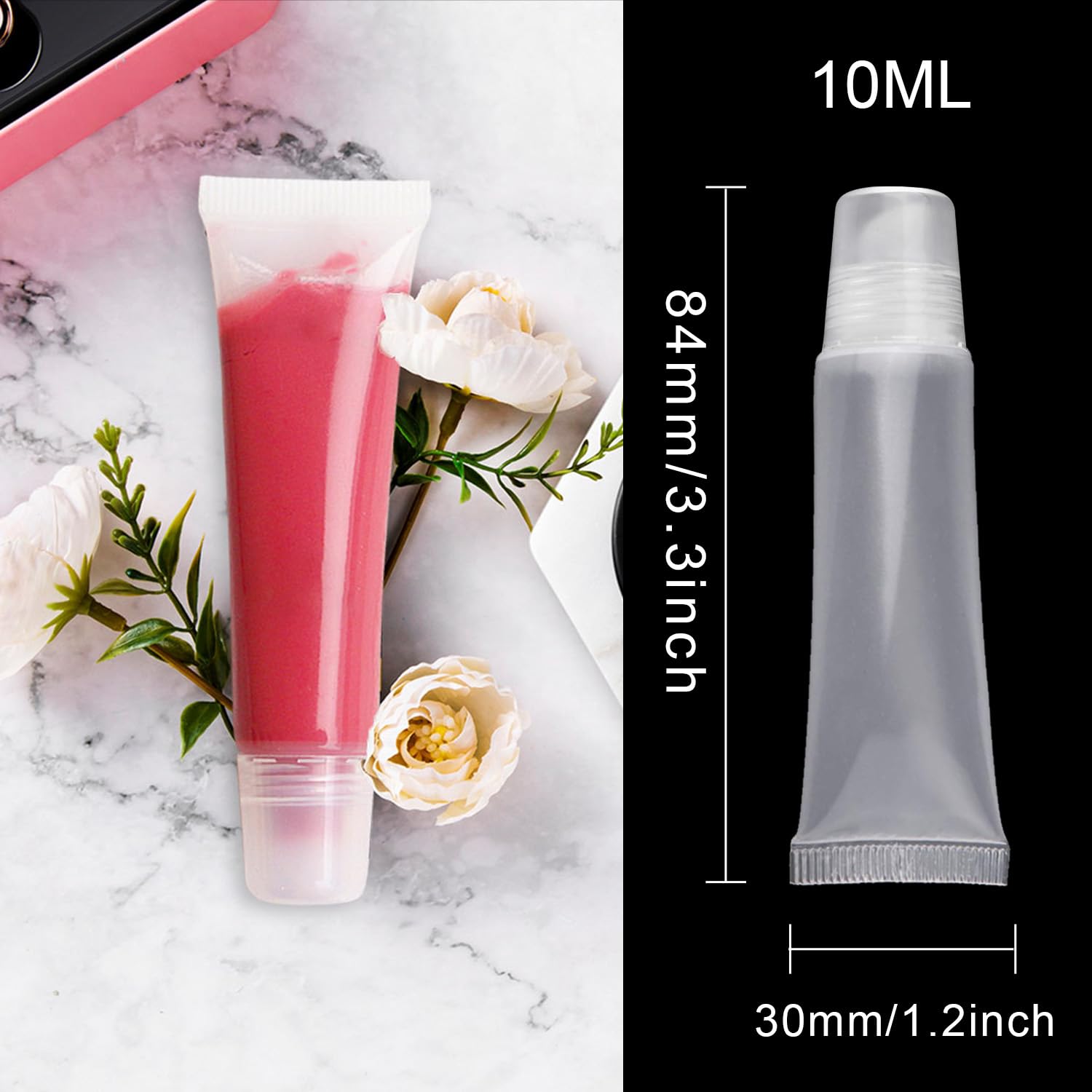 Rolybag DIY lip gloss kit tubes for homemade blends.
