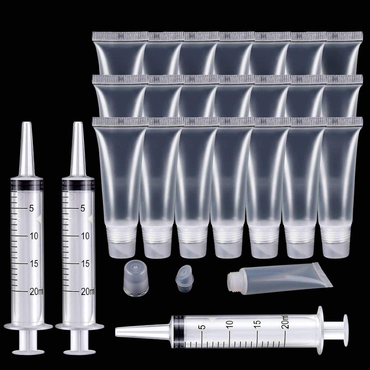 Rolybag empty lip gloss tubes 10ml for on-the-go use.