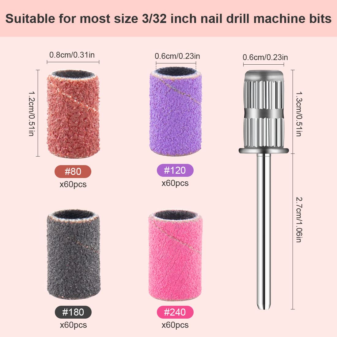 Rolybag 180 grit bands finish nails with smoothness