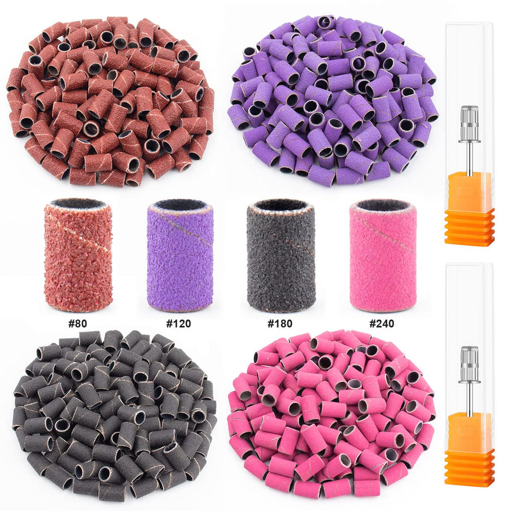 Rolybag 4 color sanding bands for versatile nail shaping