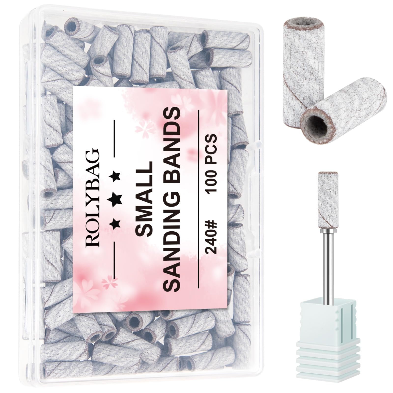 Rolybag Zebra mini sanding bands case keeps supplies organized