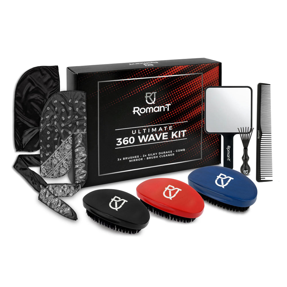 Roman-T soft brush for gentle wave brushing and long-lasting control.