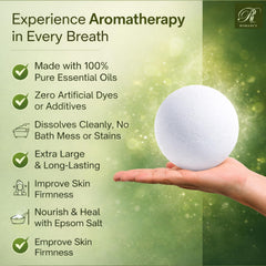 Romancy bomba de baño Epsom Arnica para alivio de tensiones