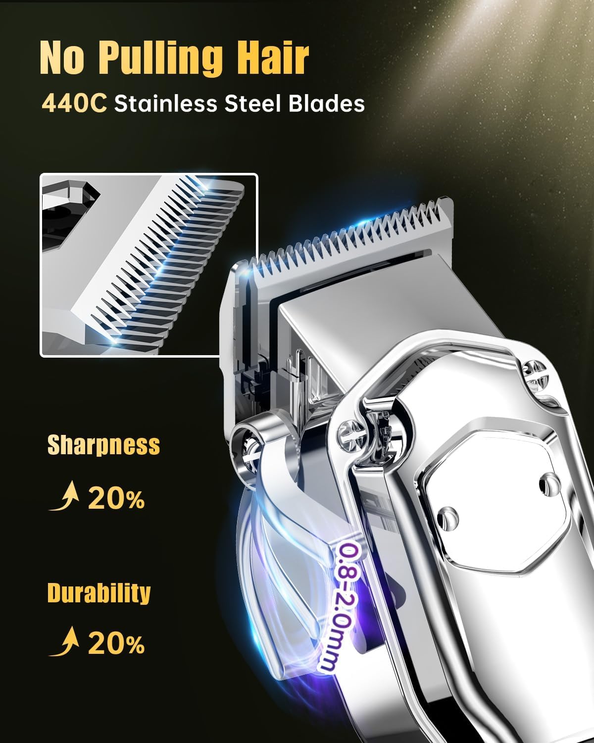Romanda heavy-duty motor in action handles thick hair smoothly.
