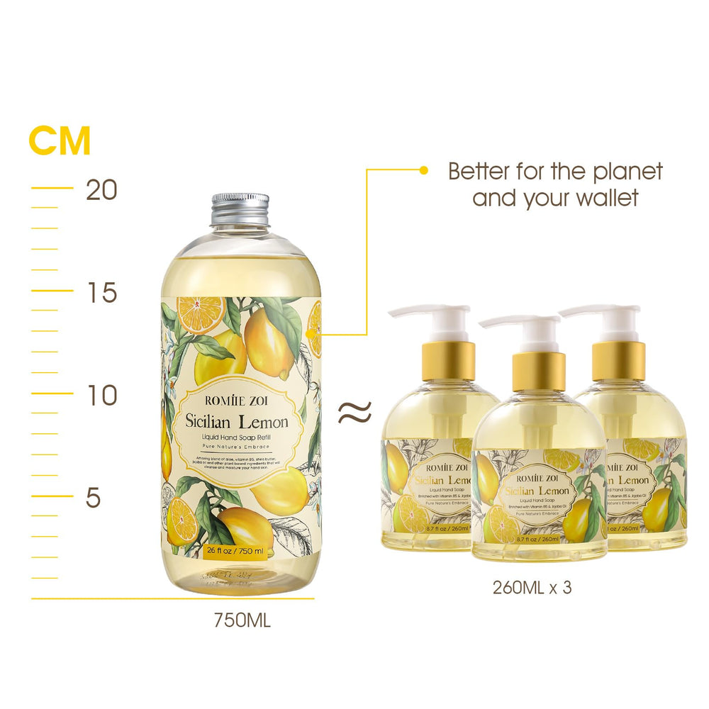 ROMIIE ZOI natural lemon formula with jojoba oil and vitamin B5 for skin softness