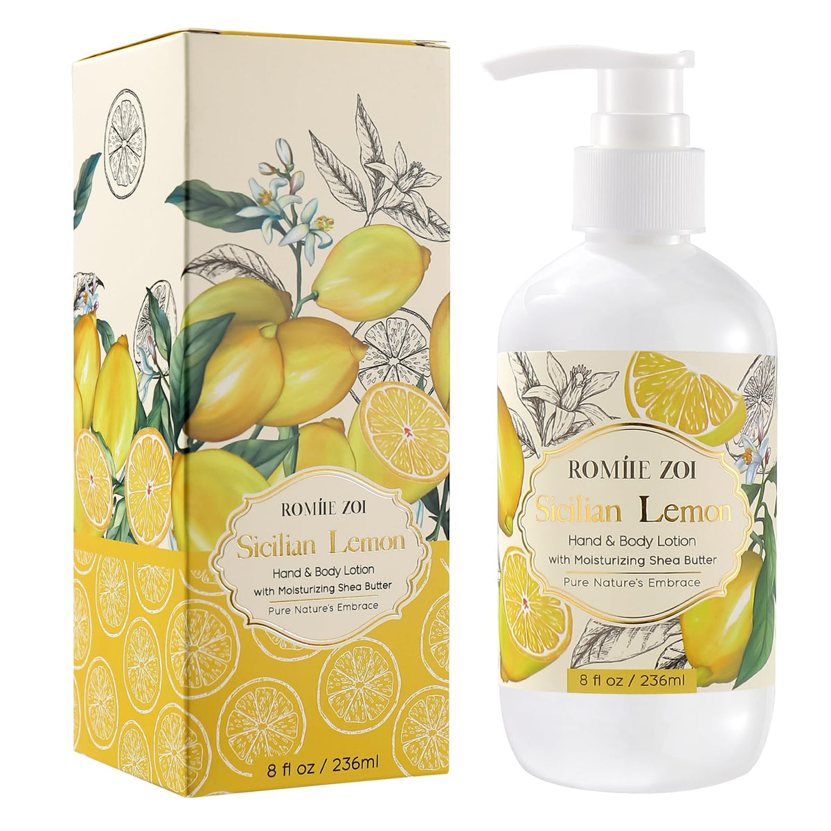 ROMIIE ZOI locion-manos-cuerpo-limon-siciliano hidrata suavemente.