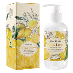 ROMIIE ZOI locion-manos-cuerpo-limon-siciliano hidrata suavemente.