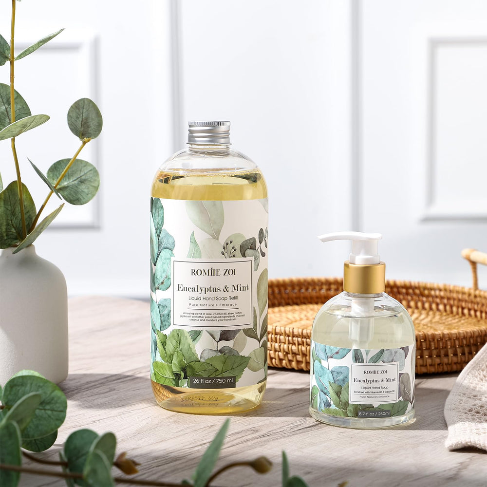 ROMIIE ZOI eucalyptus-mint lather, rich foam cleans hands effectively