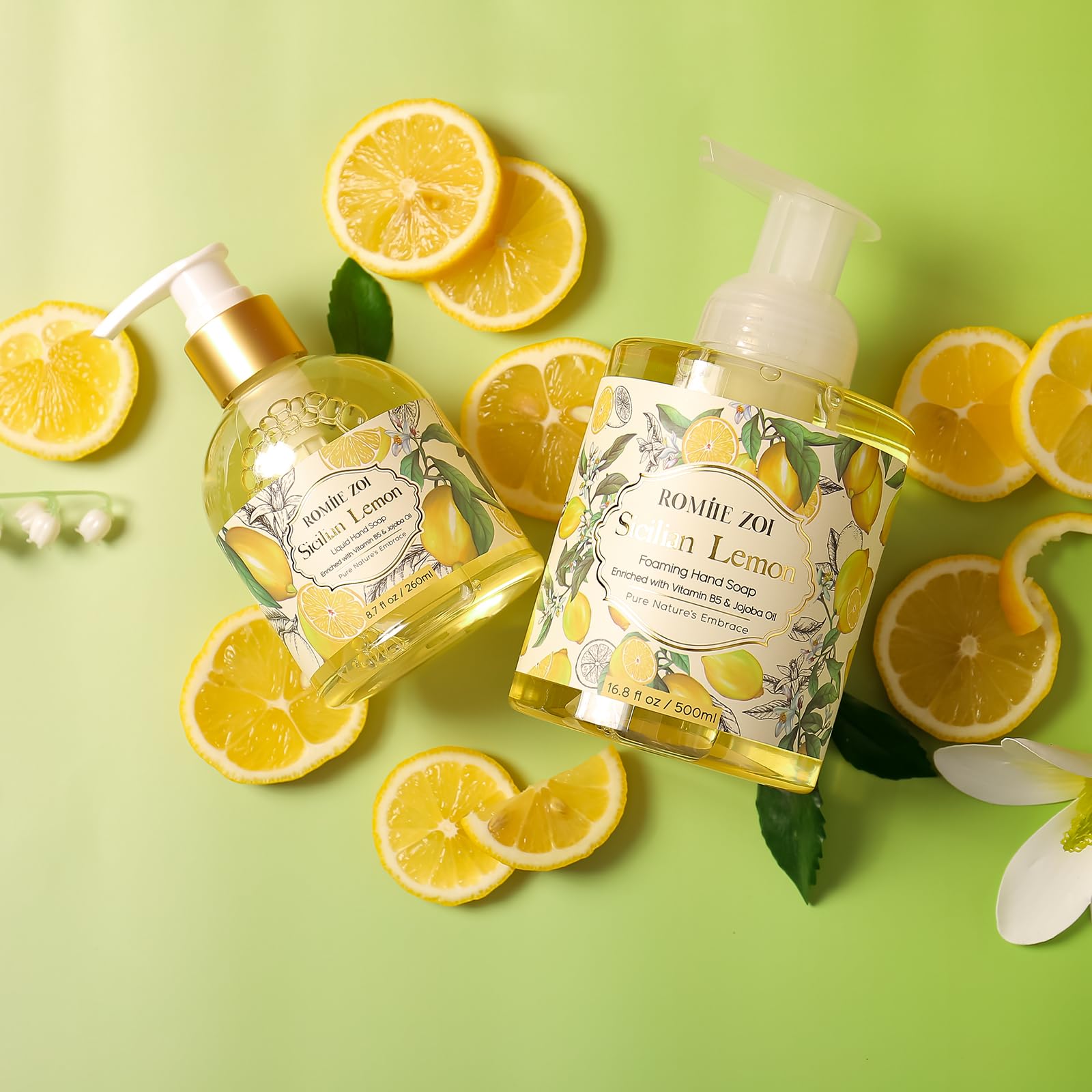 ROMIIE ZOI lemon packaging on countertop for everyday use.