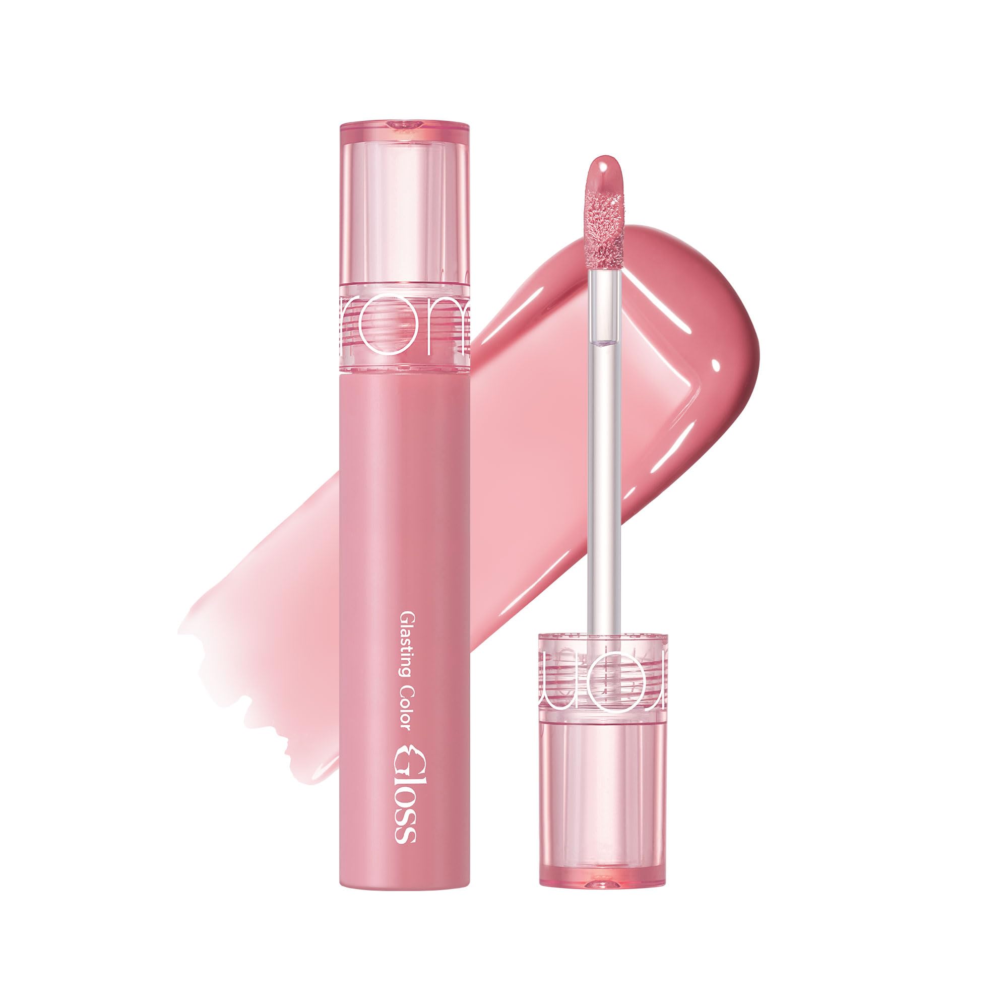 romnd Brillo de Color Glaseado 01 Peonía Ballet labios con brillo suave y cuidado
